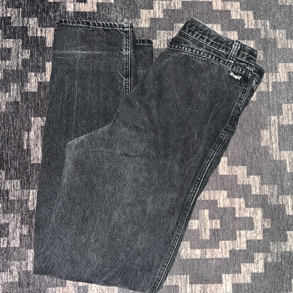 Vtg Wrangler Silverlake Bareback Jeans Black Size 15/16